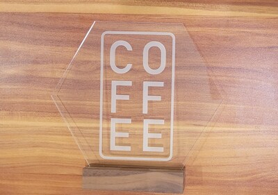 Copy-Engraved Coffee Sign - image3